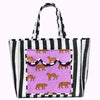 XL Shopper wendbar mit Leoparden-Design
