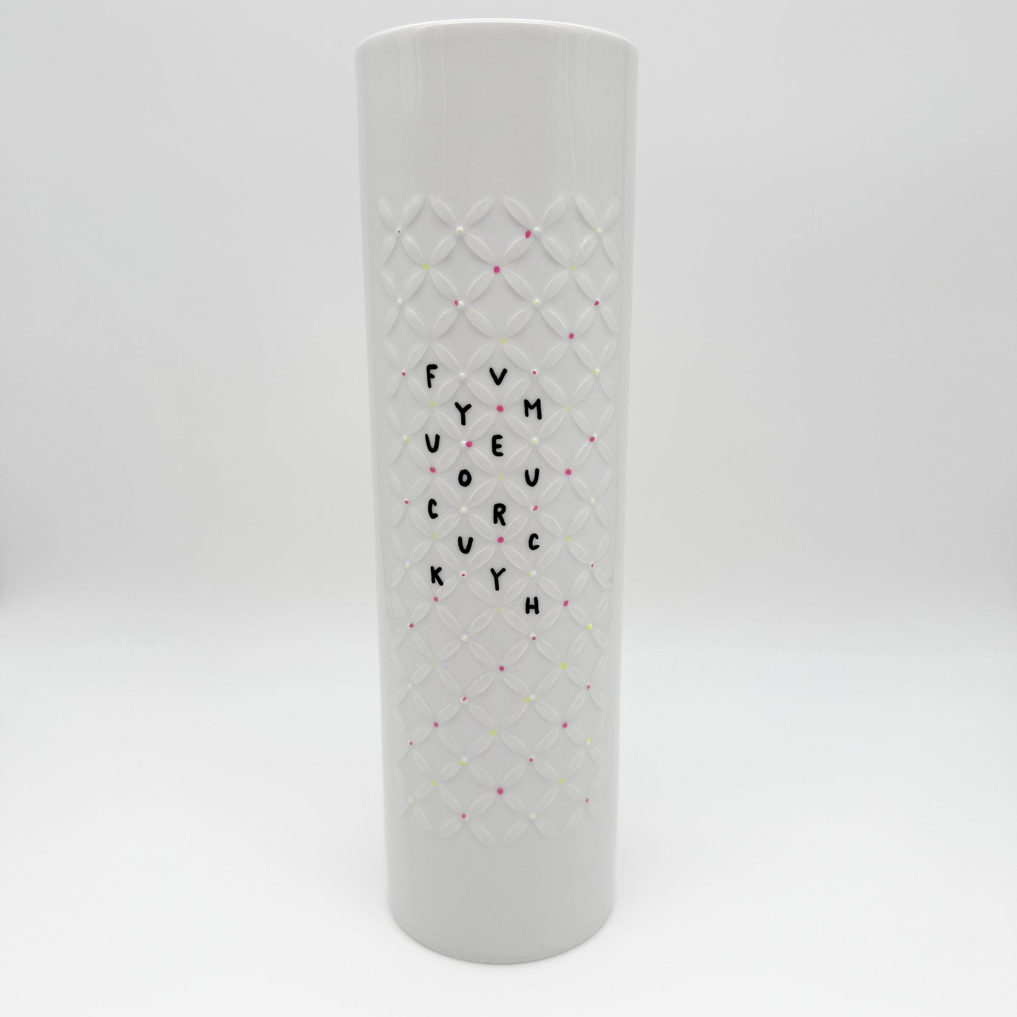 Vase "FUCK YOU VERY MUCH"