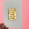 Handgeprägtes Kunstwerk „Love You to the Stars and Back“ – auf Goldfolie