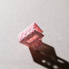 Haarklammer mit Punkten berry