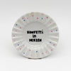 Wandteller mini KONFETTI IM HERZEN "stripes&dots"