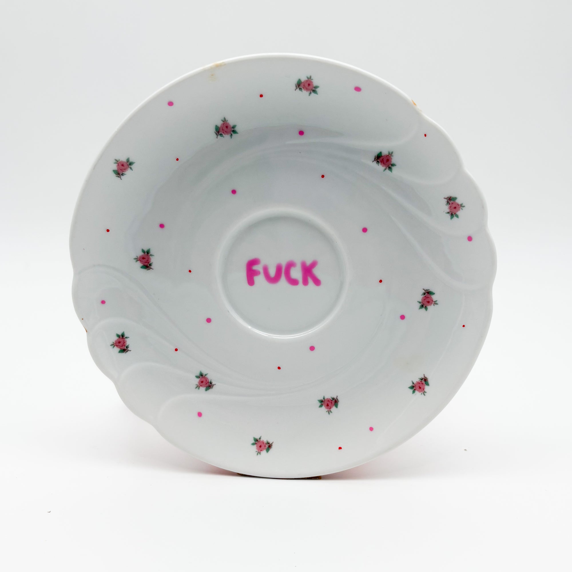 Wandteller small FUCK „rosi“