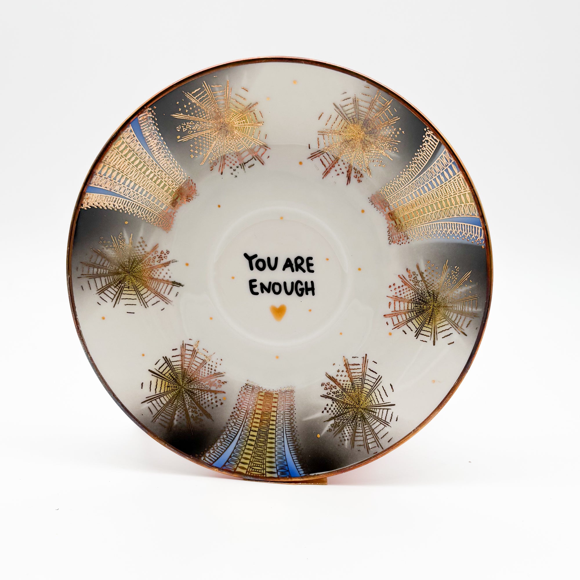 Wandteller small YOU ARE ENOUGH „firework“