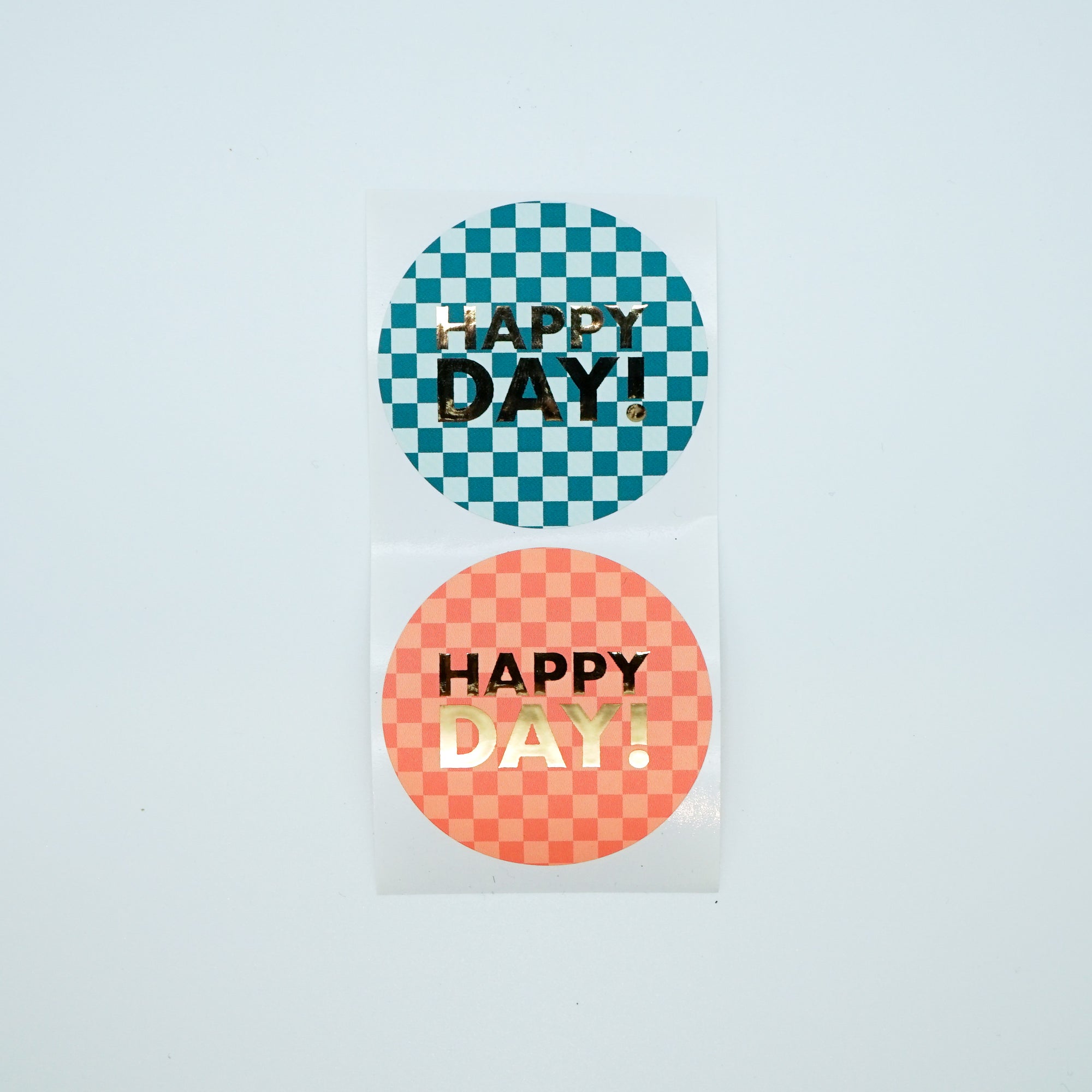 Sticker Aufkleber Geschenkverpackung  2er Pack "HAPPY DAY"