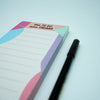 Notizblock „less to do more tadaaa“