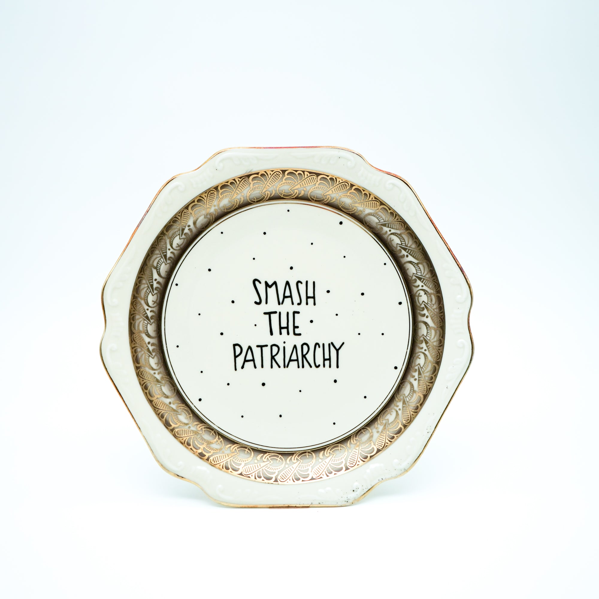 Wandteller midi SMASH THE PATRIARCHY "wowi"