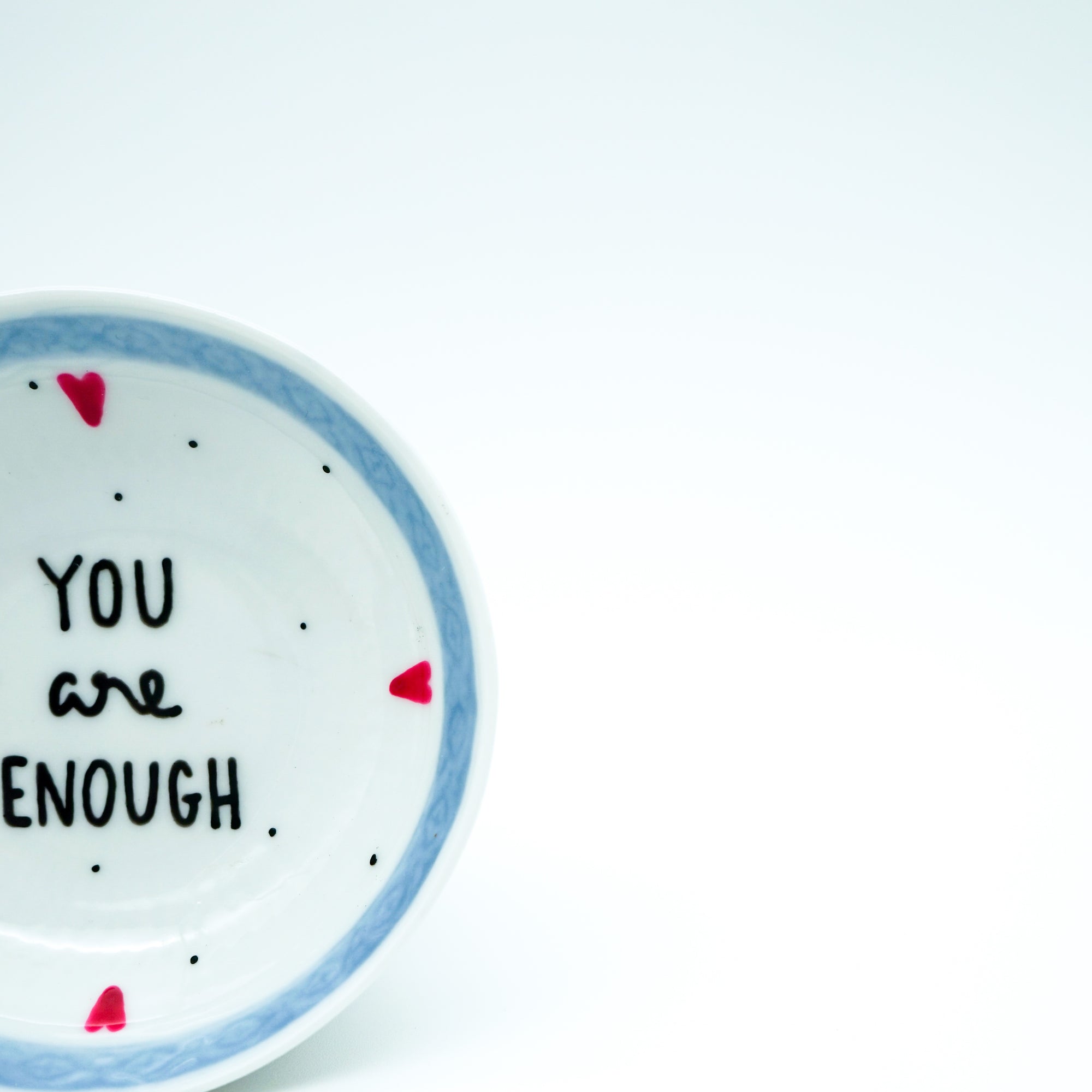 Wandteller mini YOU ARE ENOUGH "chinese"