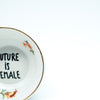 Wandteller mini FUTURE IS FEMALE "hope"