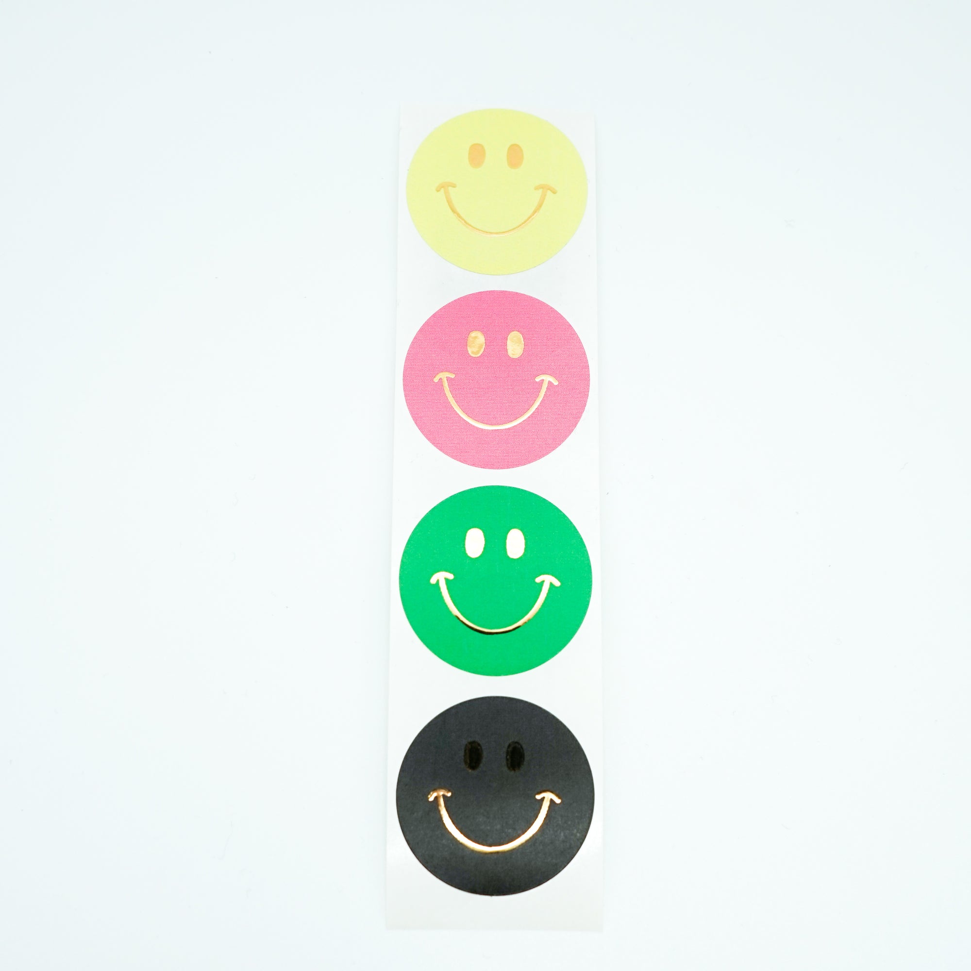 Sticker Aufkleber Geschenkverpackung  4er Pack "Smiley"