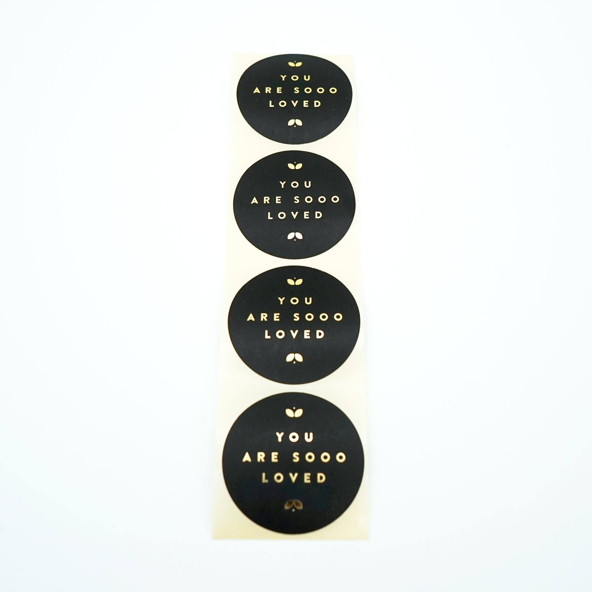 Sticker Aufkleber Geschenkverpackung  4er Pack "YOU ARE SOOO LOVED"