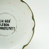 Wandteller small ICH GEH´LEBEN. KOMMSTE MIT? "hope"