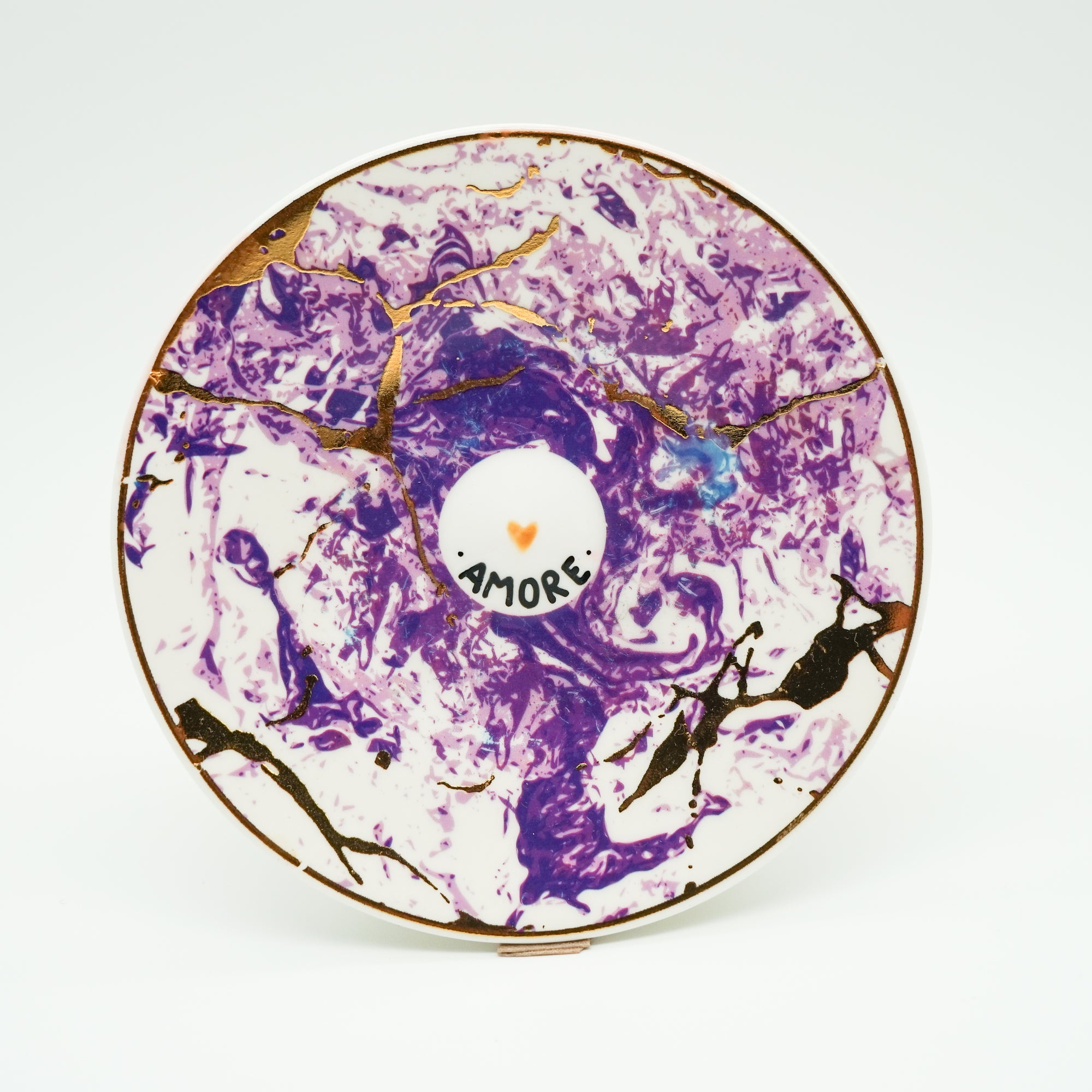 Wandteller small AMORE "lilac"