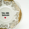 Wandteller small YOU ARE ENOUGH "queen"