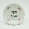 Wandteller mini FUTURE IS FEMALE "lovely"
