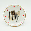 Wandteller mini LOVE "hearts"