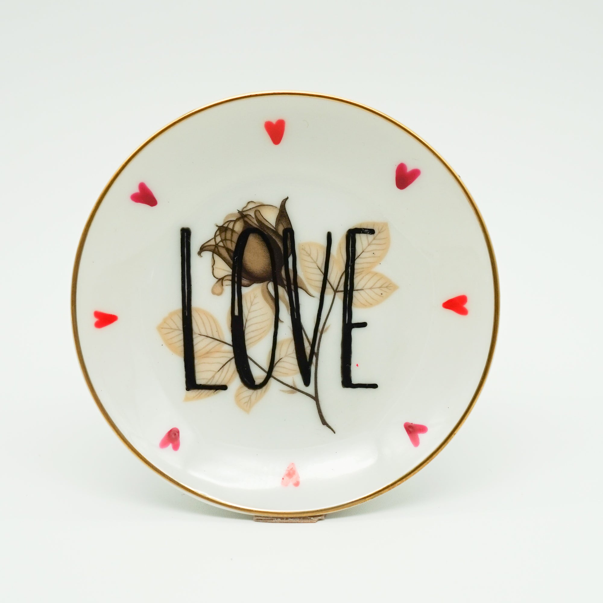 Wandteller mini LOVE "hearts"