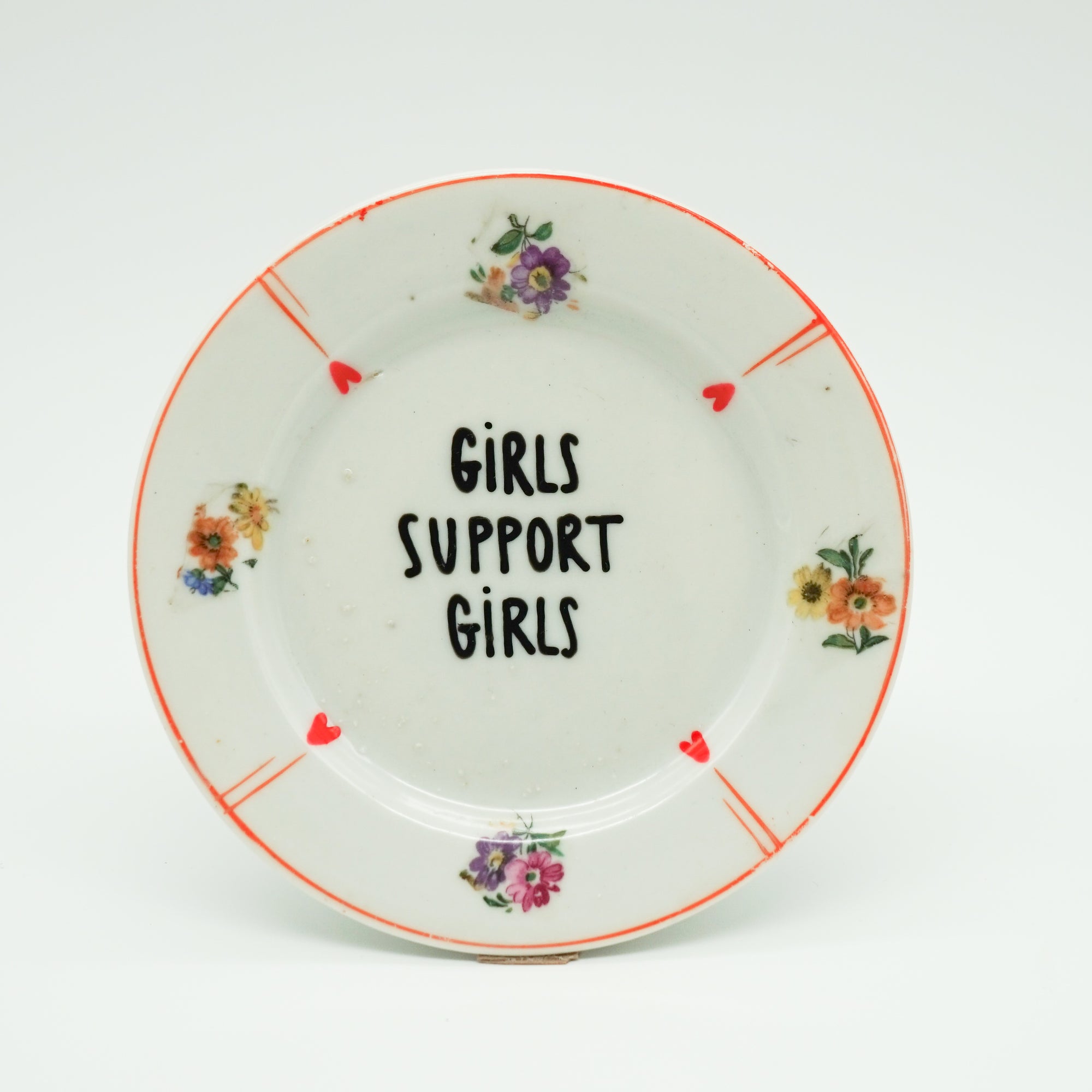 Wandteller mini GIRLS SUPPORT GIRLS "granny"