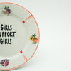 Wandteller mini GIRLS SUPPORT GIRLS "granny"
