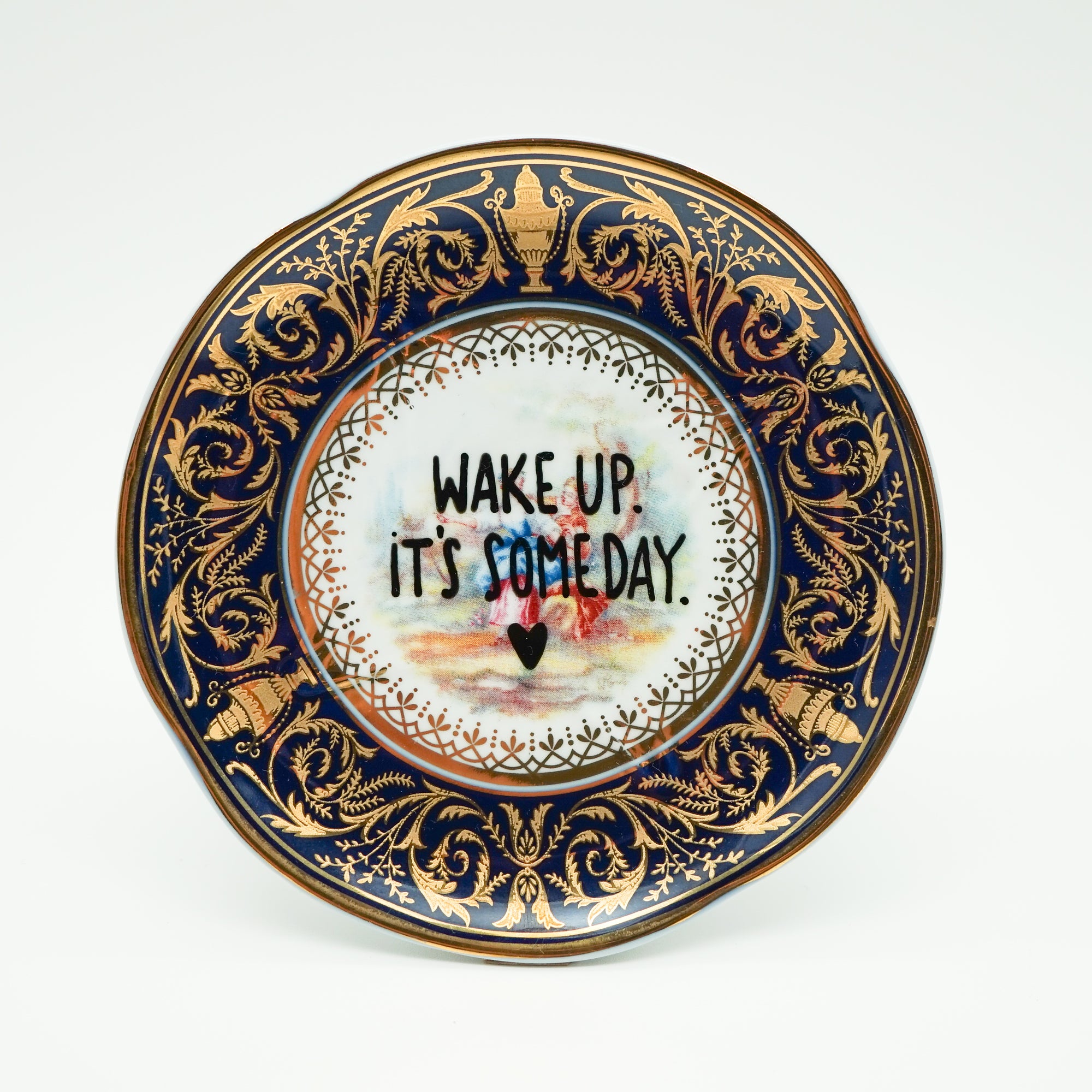Wandteller mini WAKE UP.IT´S SOMEDAY. "special"