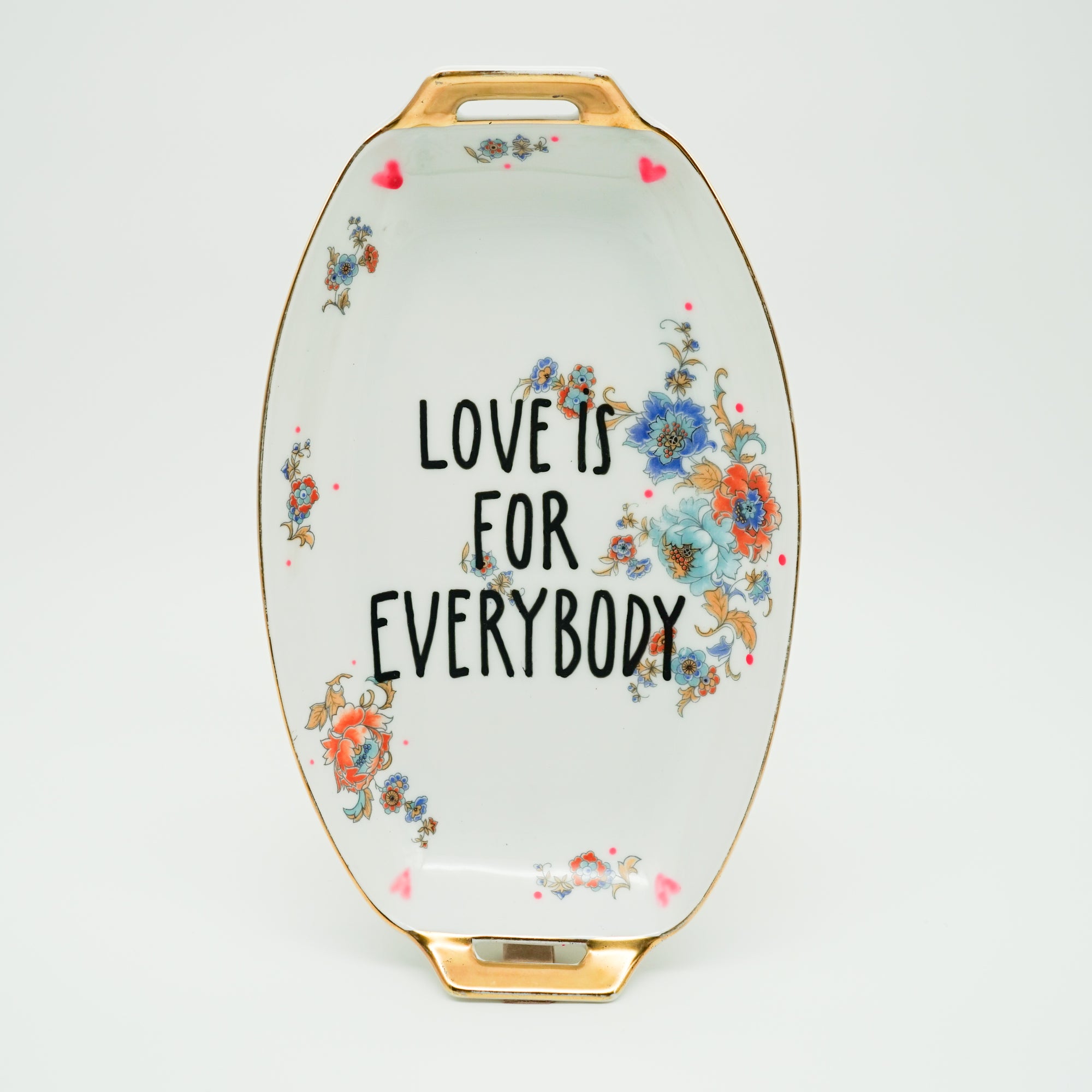 Wandteller long LOVE IS FOR EVERYBODY "imagine"