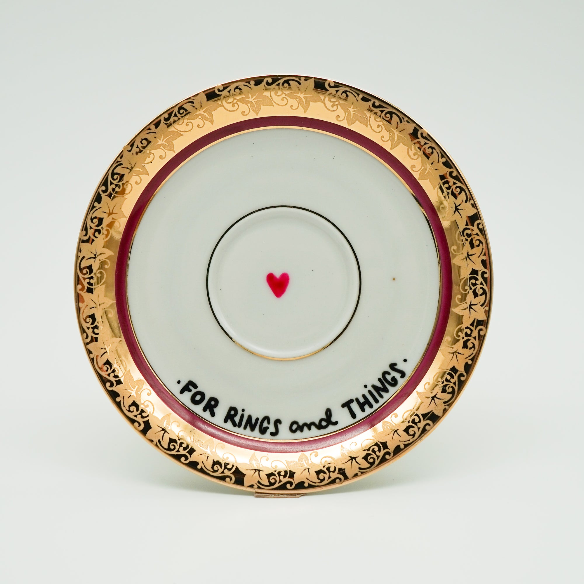 Schmuckschale for rings & things "wine"