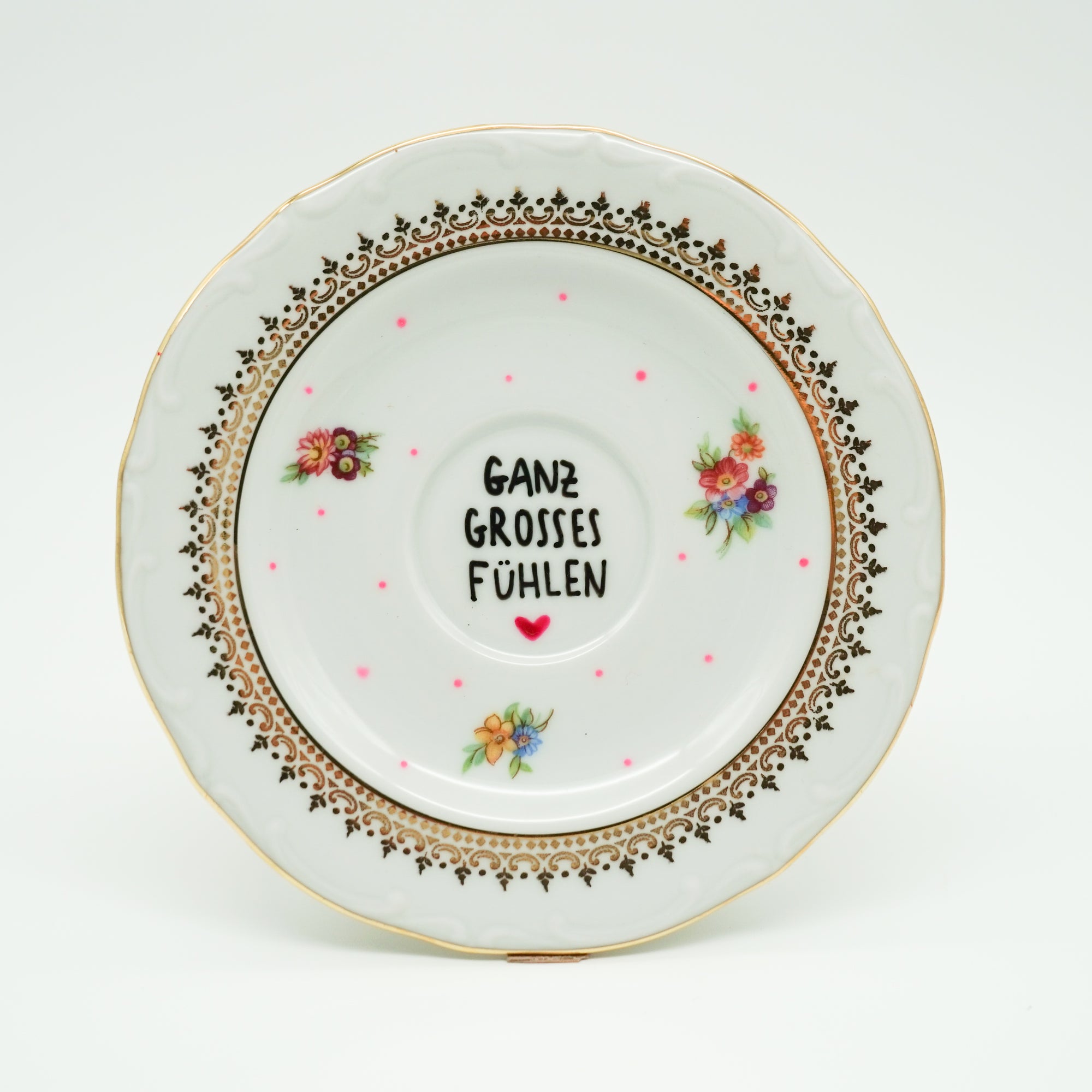 Wandteller small GANZ GROSSES FÜHLEN "lovely"