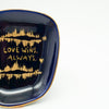 Wandteller mini LOVE WINS.ALWAYS. "goldi"