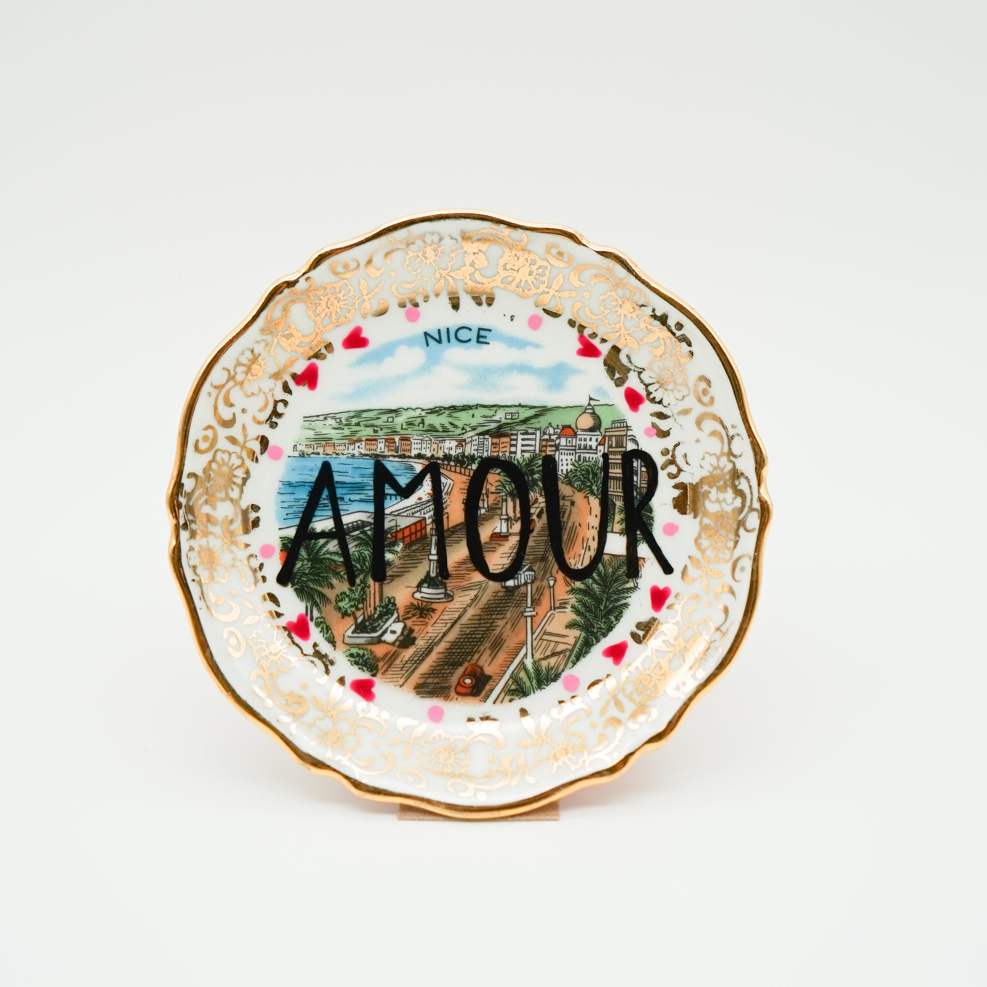 Wandteller mini AMOUR "nice"