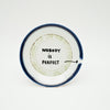 Wandteller mini NOBODY IS PERFECT "nordish"