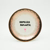 Wandteller mini HOPELESS ROMANTIC "rose fade"