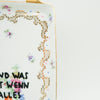 Wandteller long UND WAS IST WENN ALLES GUT WIRD? "plate"