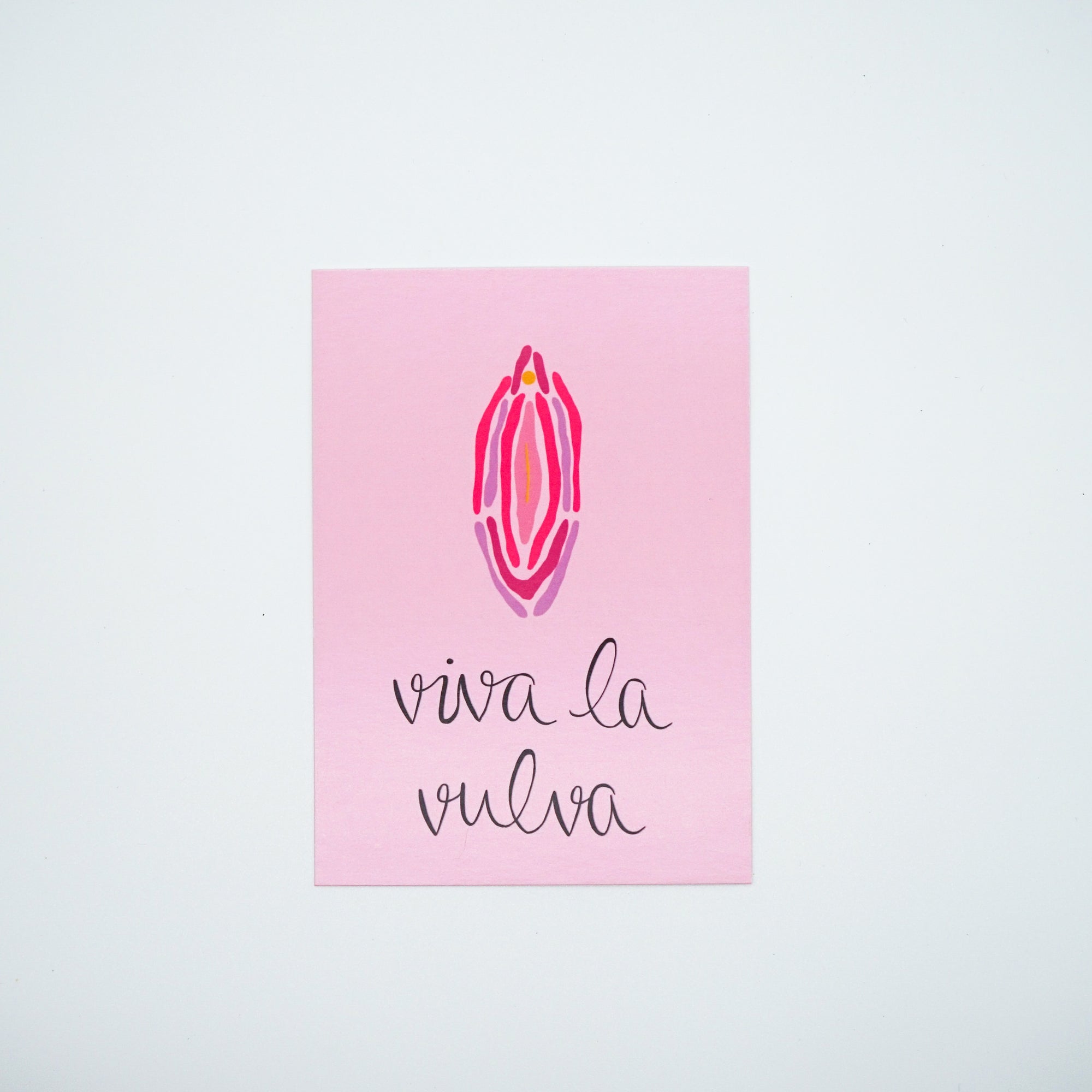 Postkarte "viva la vulva"