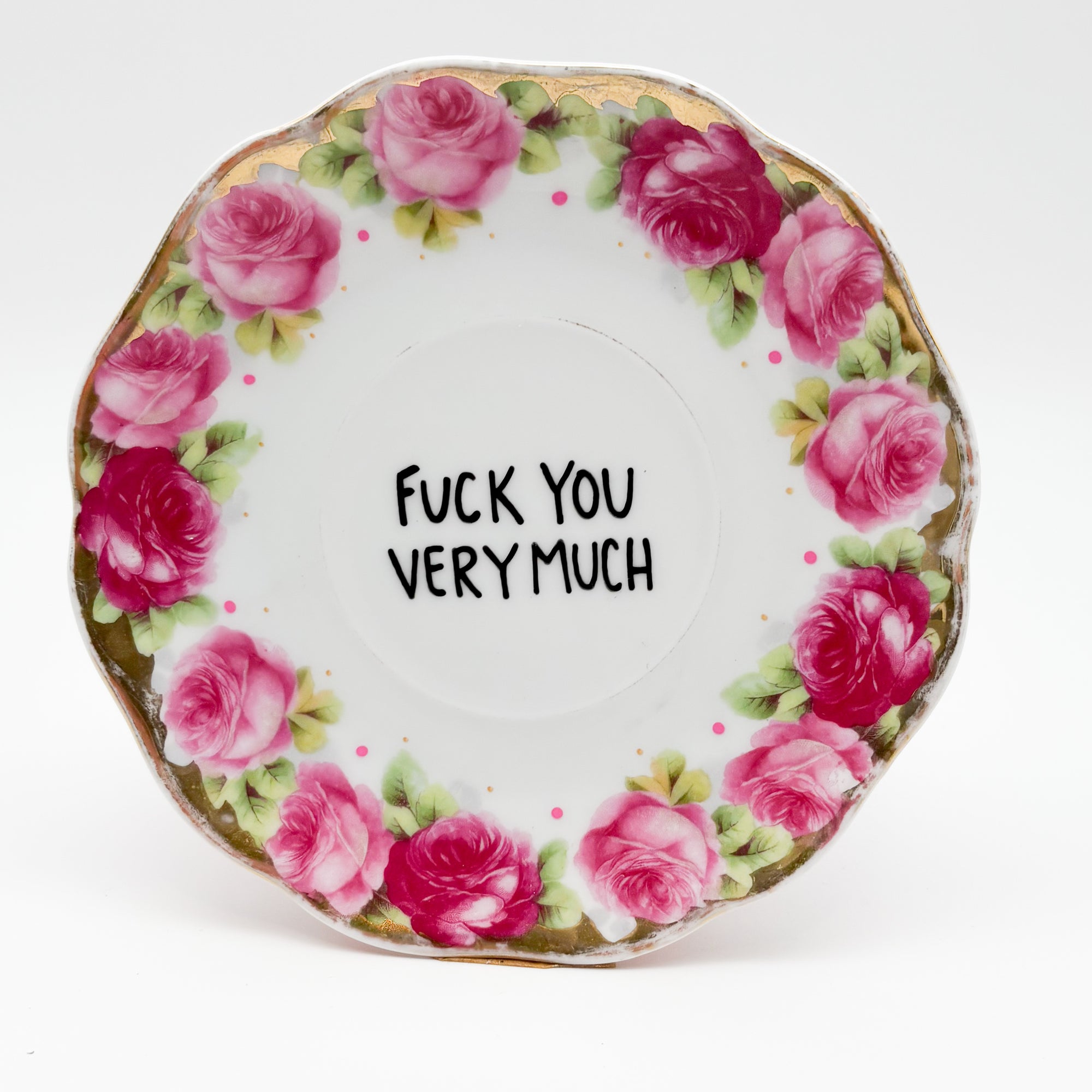 Wandteller small FUCK YOU VERY MUCH „classy“