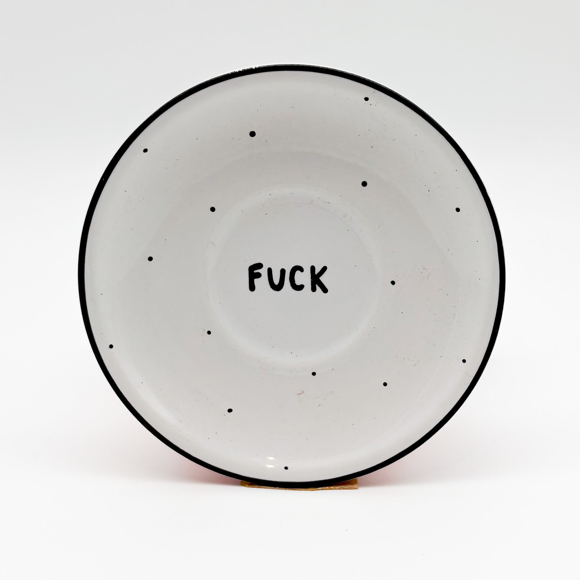Wandteller mini FUCK „blacky“