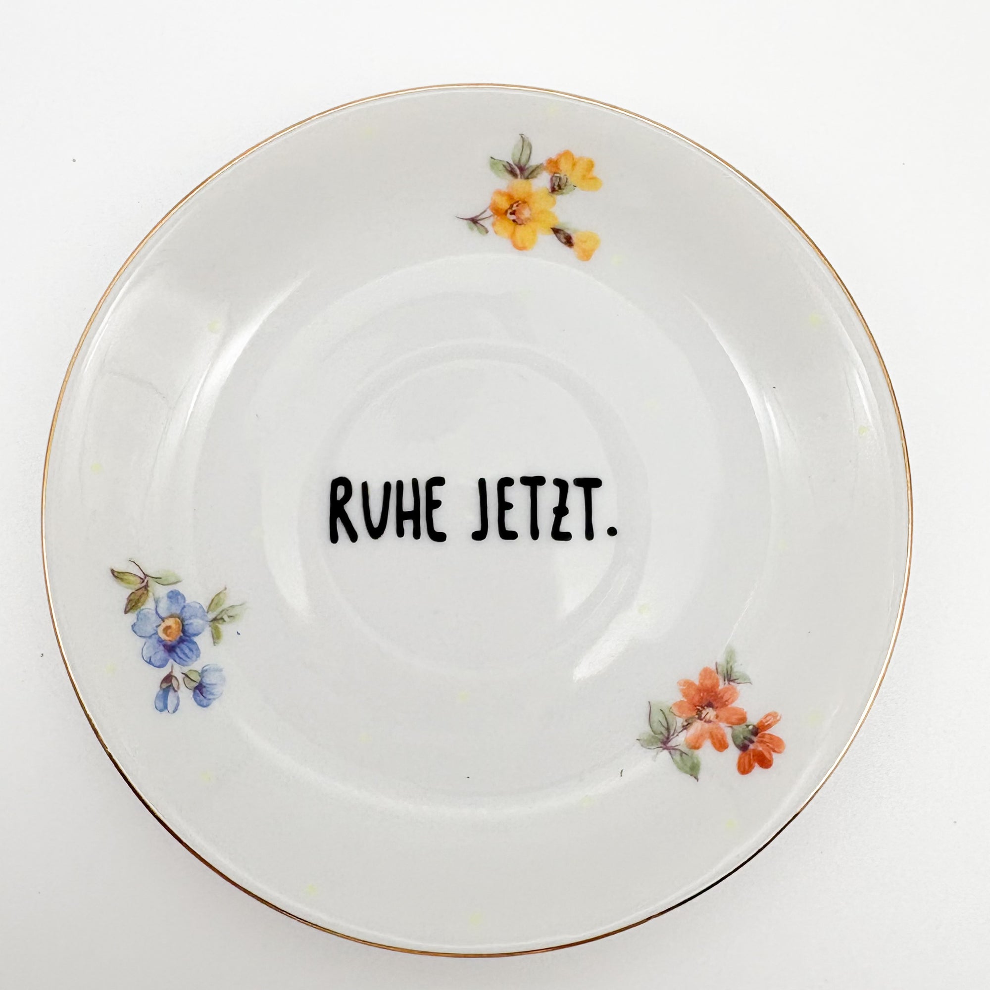 Wandteller mini RUHE JETZT "granny"