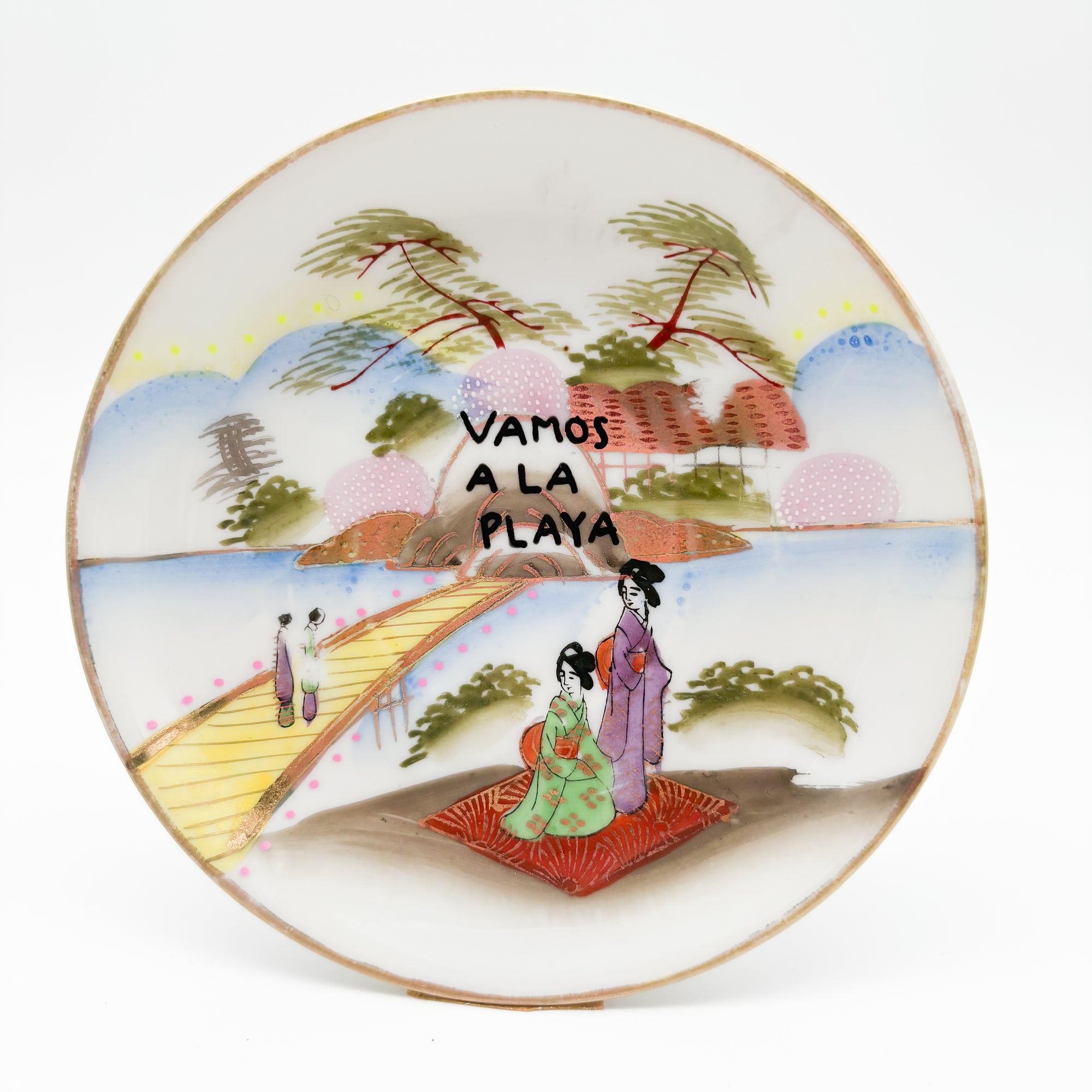 Wandteller small VAMOS A LA PLAYA „asia"