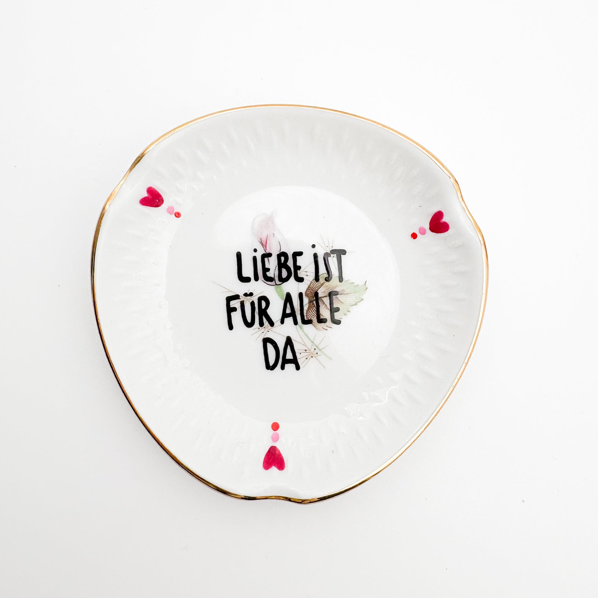 Wandteller mini LIEBE IST FÜR ALLE DA “cutie“