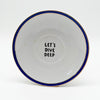 Wandteller small LET´S DIVE DEEP "blue"