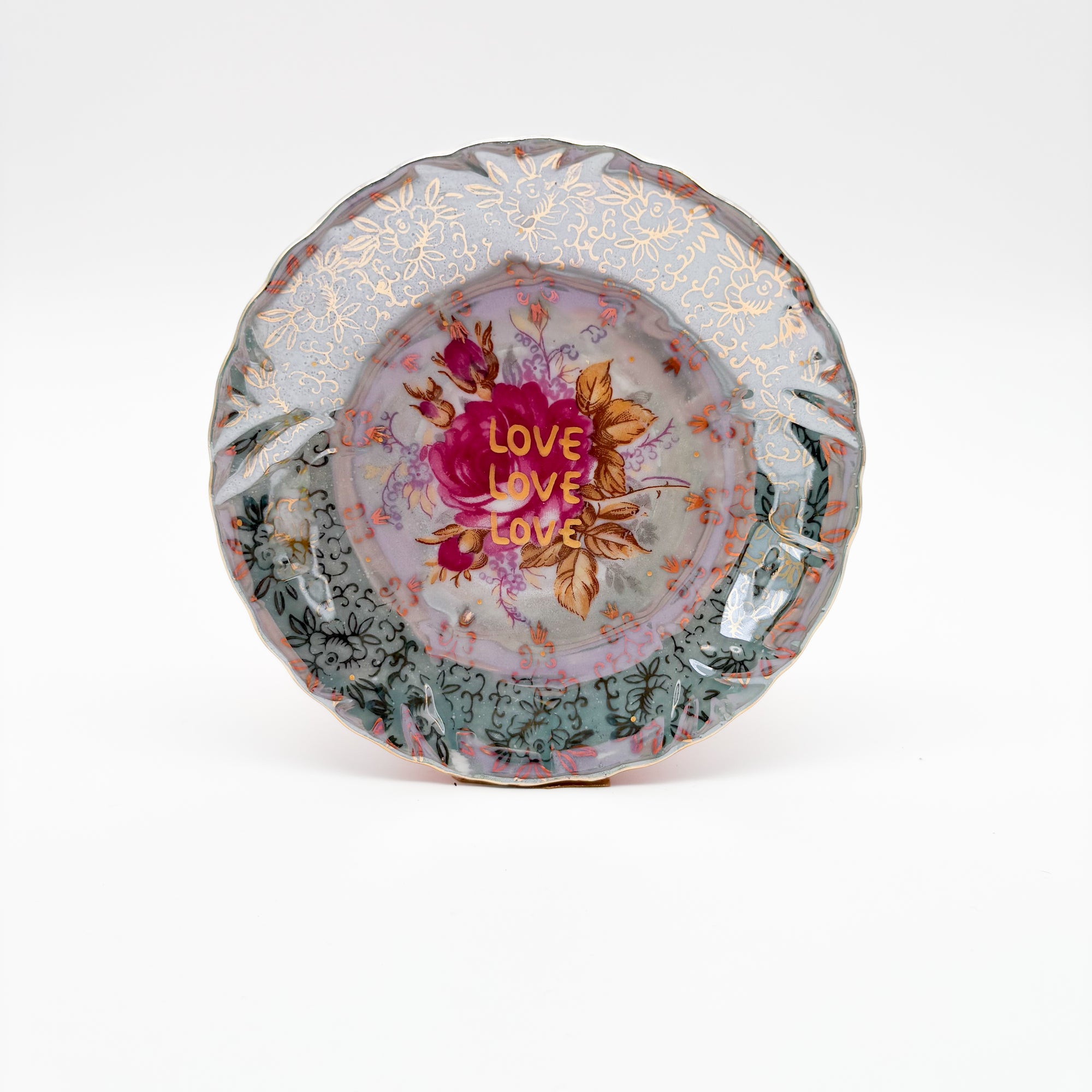 Wandteller mini LOVE LOVE LOVE „valentine"
