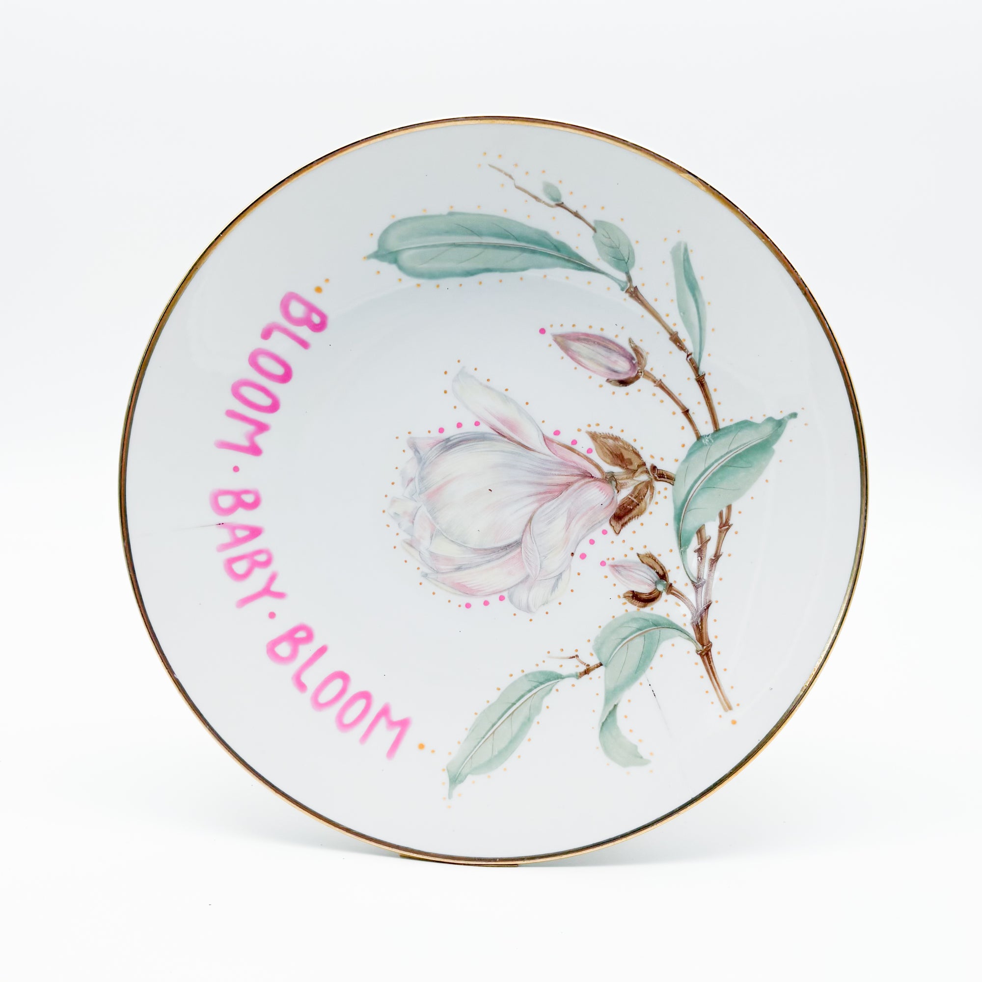 Wandteller midi BLOOM BABY BLOOM "magnolie"