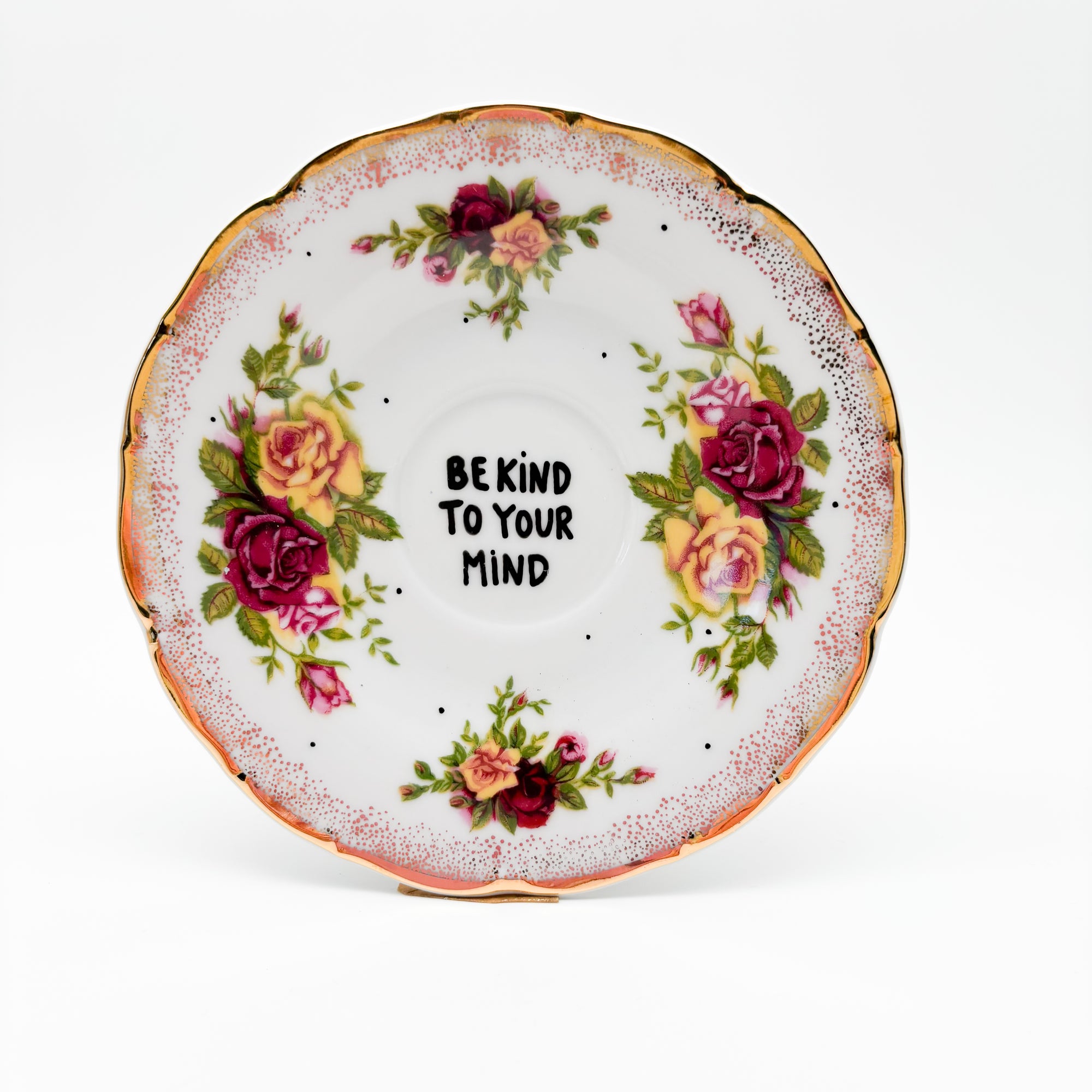 Wandteller small BE KIND TO YOUR MIND "flower"