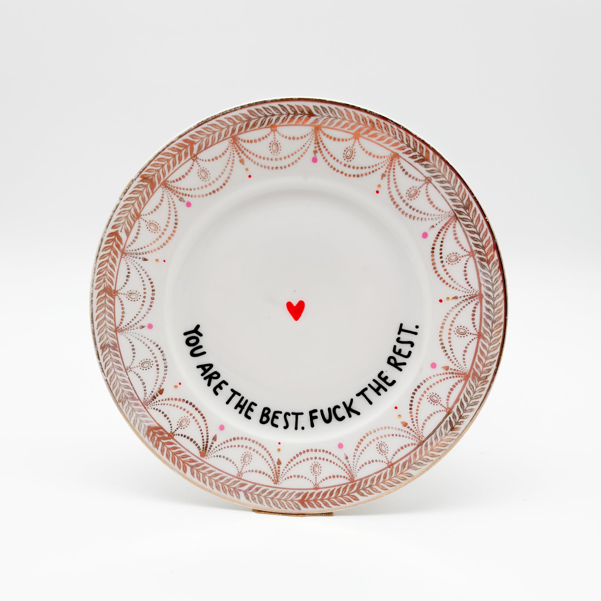 Wandteller small YOU ARE THE BEST.FUCK THE REST. "oriental"