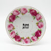 Wandteller small RUHE JETZT "roses"