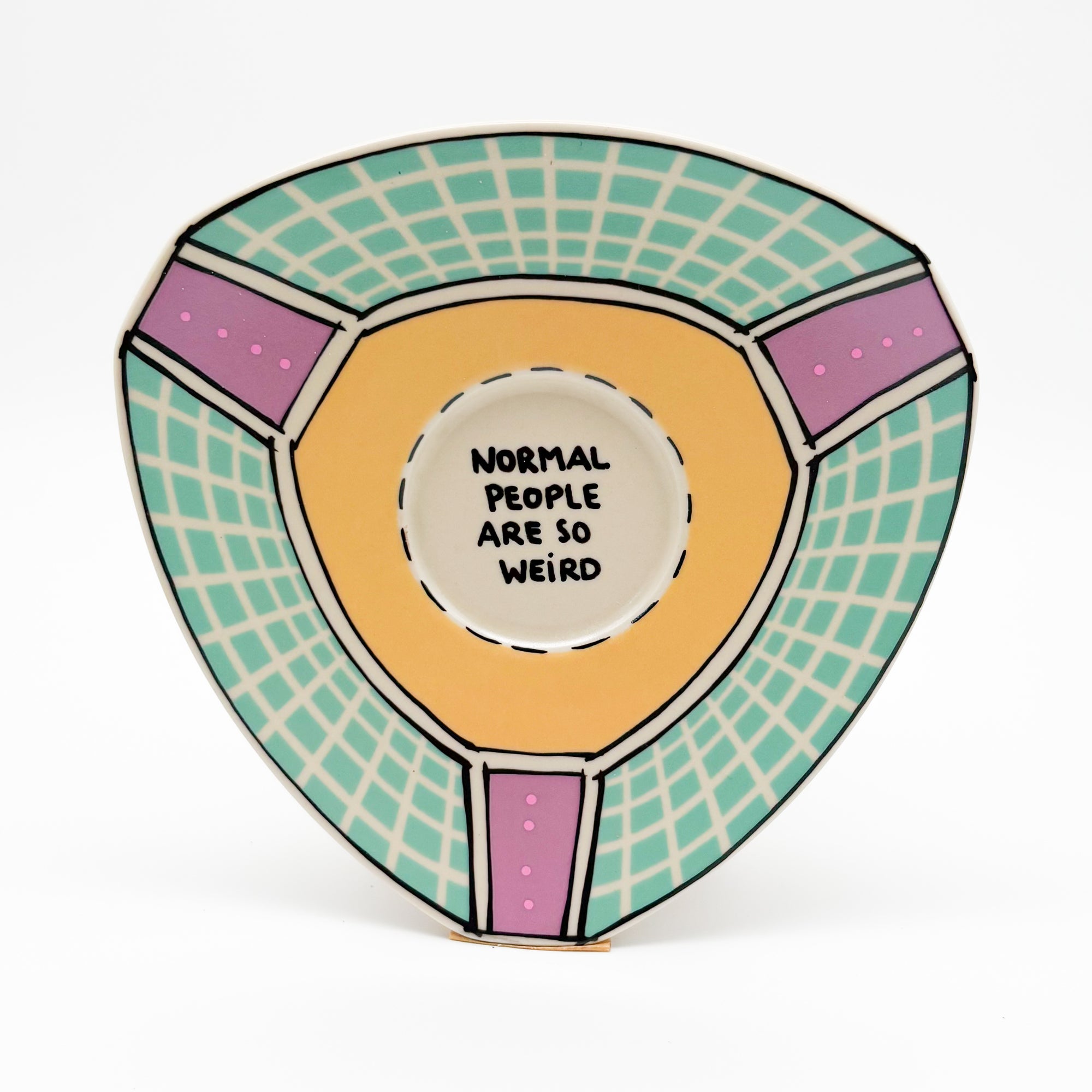 Wandteller small NORMAL PEOPLE ARE SO WEIRD "special"