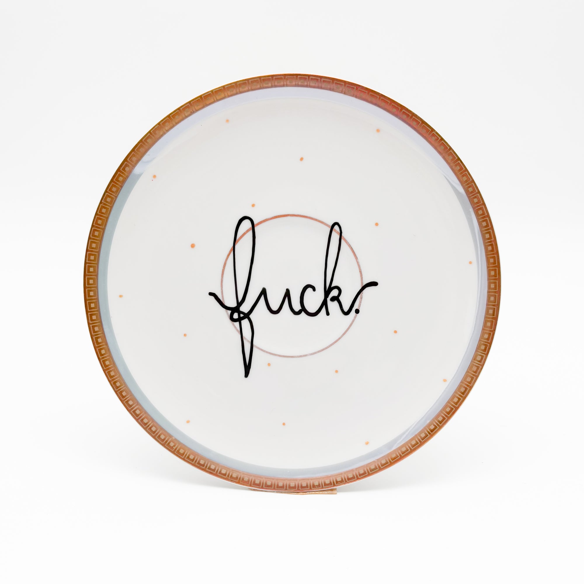 Wandteller small fuck "classy"