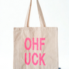 OHFUCK Biobaumwolltasche handveredelt mit Siebdruck
