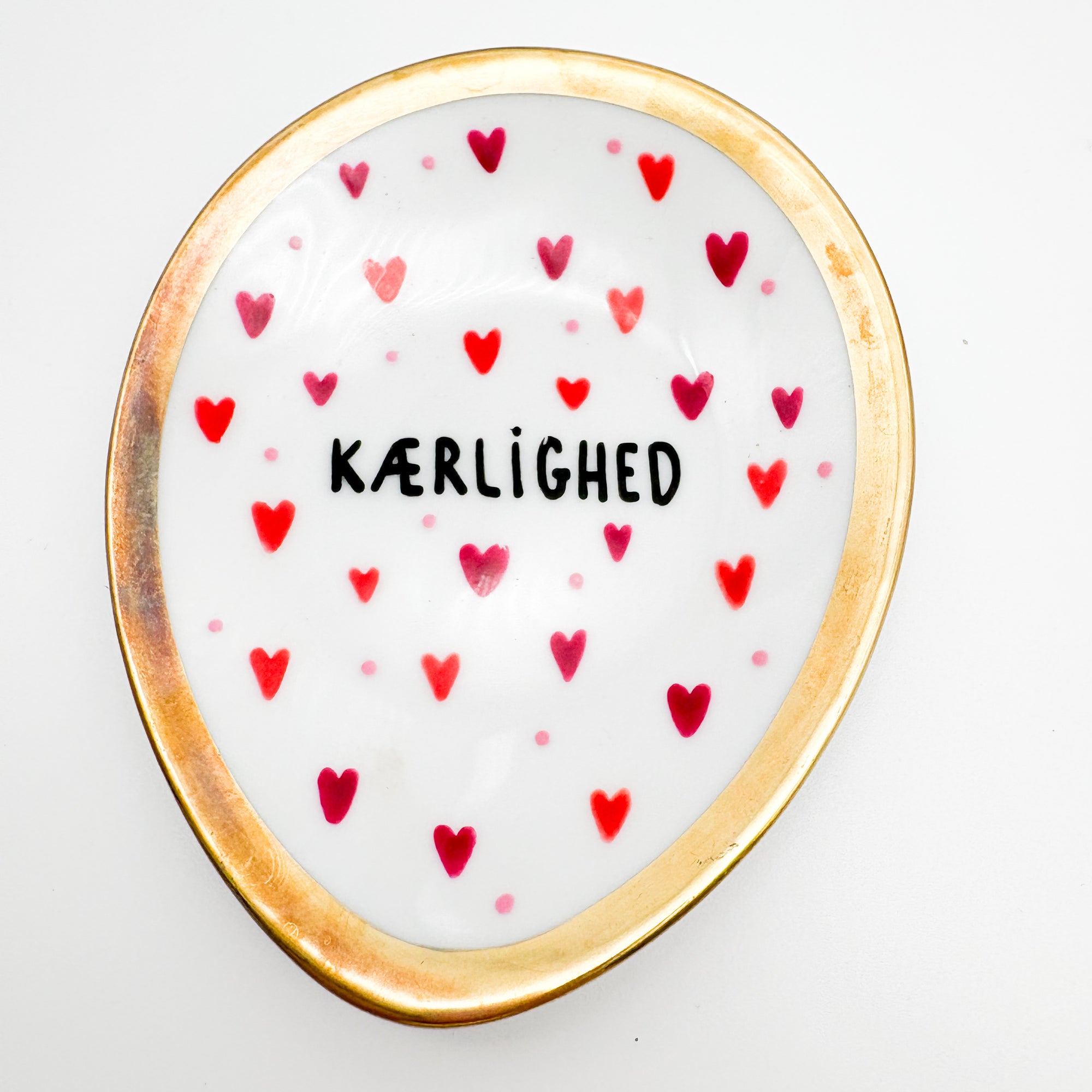 Wandteller mini KAERLIGHED "heart"