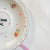 Vintage Wandteller "MIR DOCH EGAL“ – handbemalte Statement-Wanddeko aus Porzellan