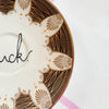 Vintage Wandteller „FUCK“ – Handbemalte Statement-Wanddeko aus Porzellan
