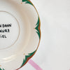 Vintage Wandteller „ICH BIN DANN MAL KURZ ZU VIEL“ – Handbemalte Statement-Wanddeko aus Porzellan